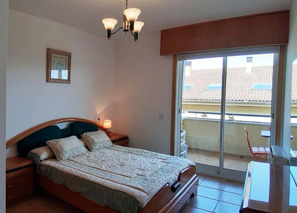 Apartamento Con Piscina En Portosín Esterno foto