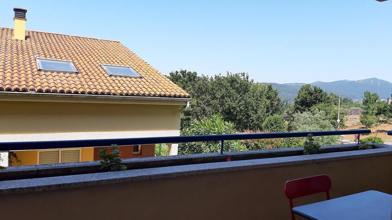 Apartamento Con Piscina En Portosín Esterno foto