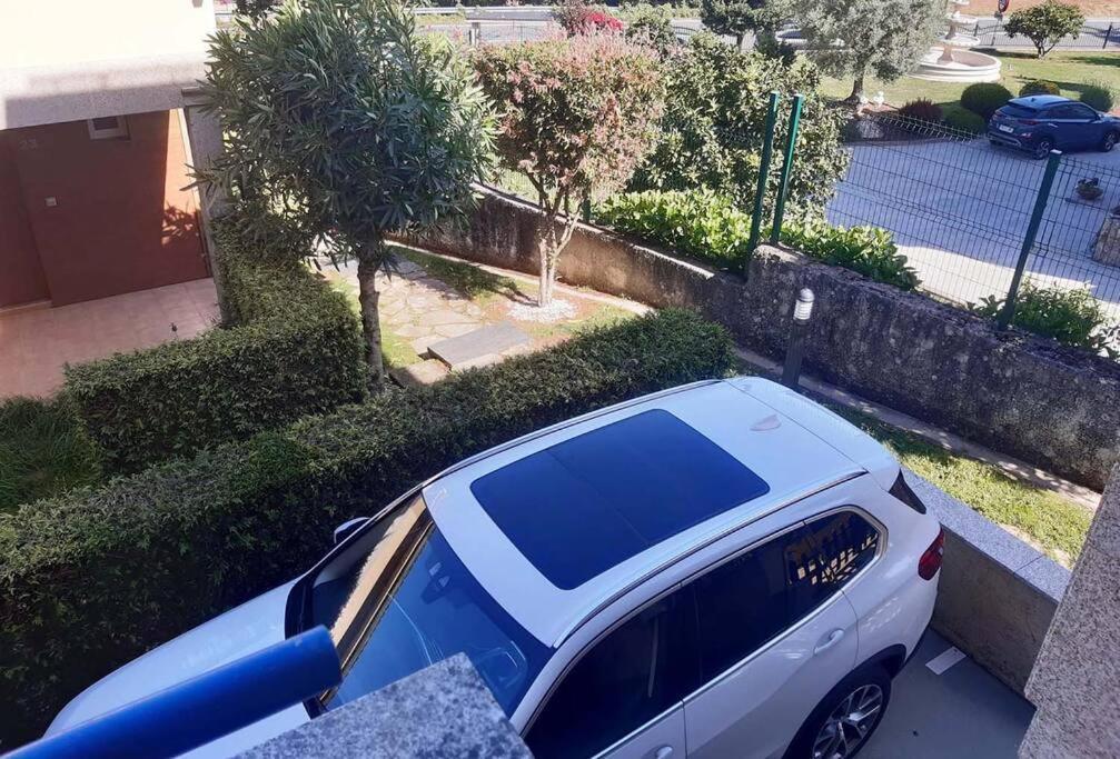 Apartamento Con Piscina En Portosín Esterno foto