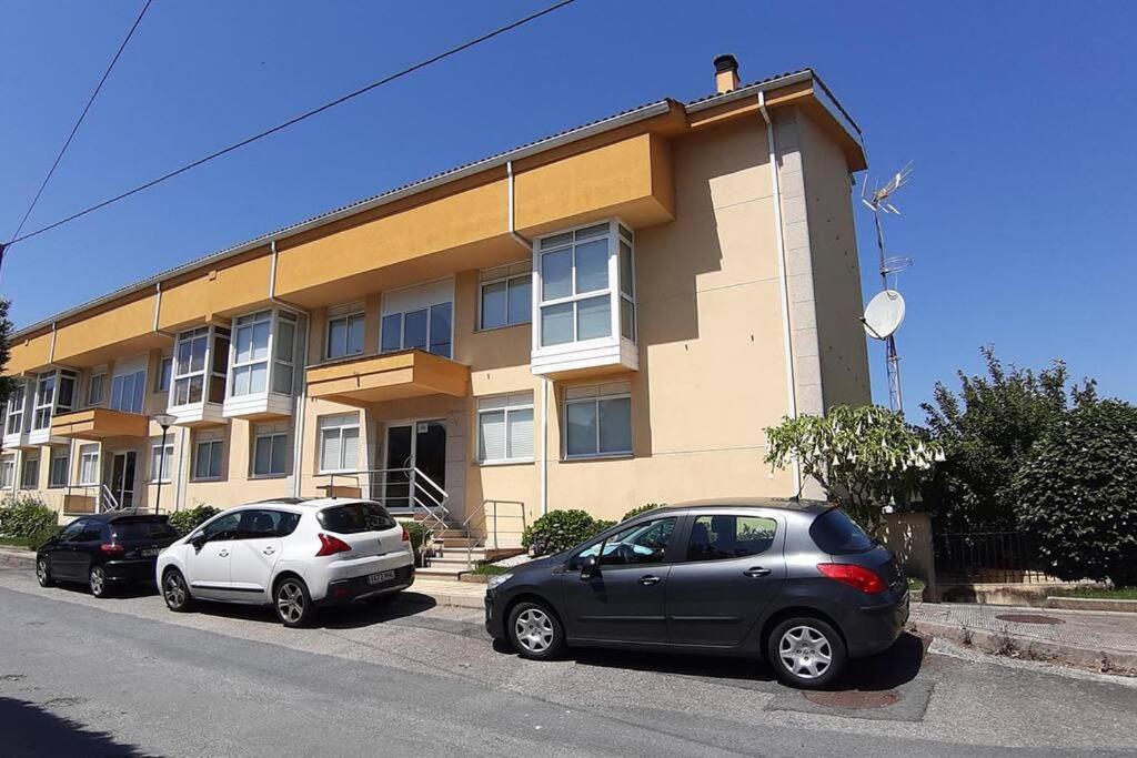 Apartamento Con Piscina En Portosín Esterno foto