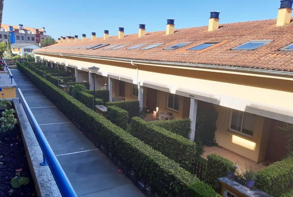Apartamento Con Piscina En Portosín Esterno foto