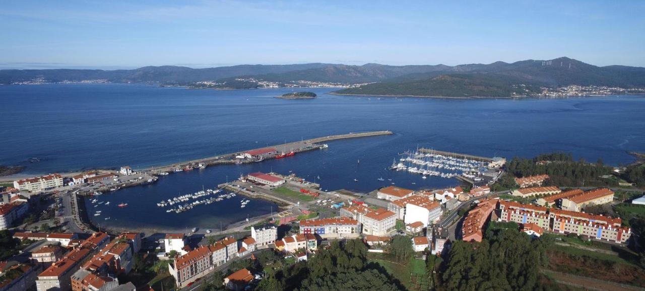 Apartamento Con Piscina En Portosín Esterno foto